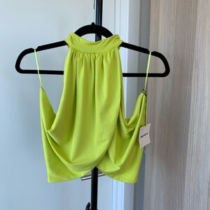Chartreuse Crop Top